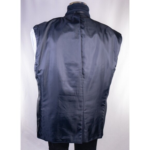 Michael Kors Mens Sport Coat Blazer Jacket 2-Button Navy Blue Sz 48R Wool Blend - Picture 14 of 15